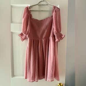 Altar'd State Pink Mini Dress